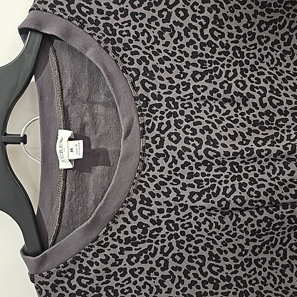J. Crew Size Medium Leopard Print Sweatshirt and Sweatpants Bundle - like new - Picture 5 of 11